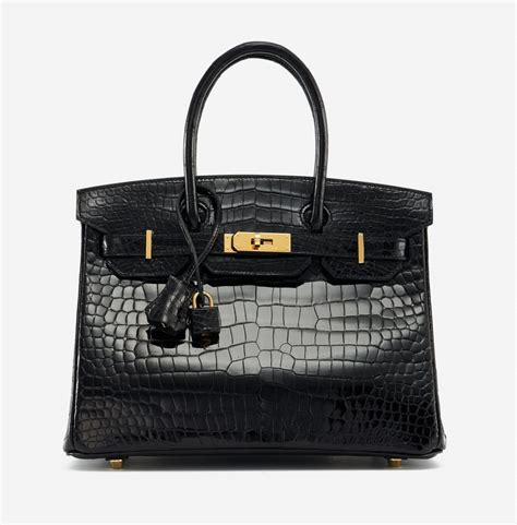 sac hermes noir croco|Hermes birkin crocodile bag.